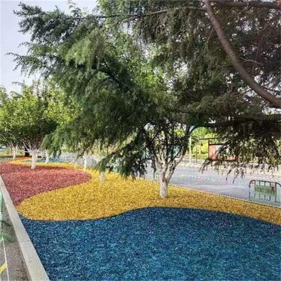 彩色樹(shù)皮有機(jī)覆蓋物 廣場(chǎng) 園林 公園 綠化帶景觀裝飾市政工程施工